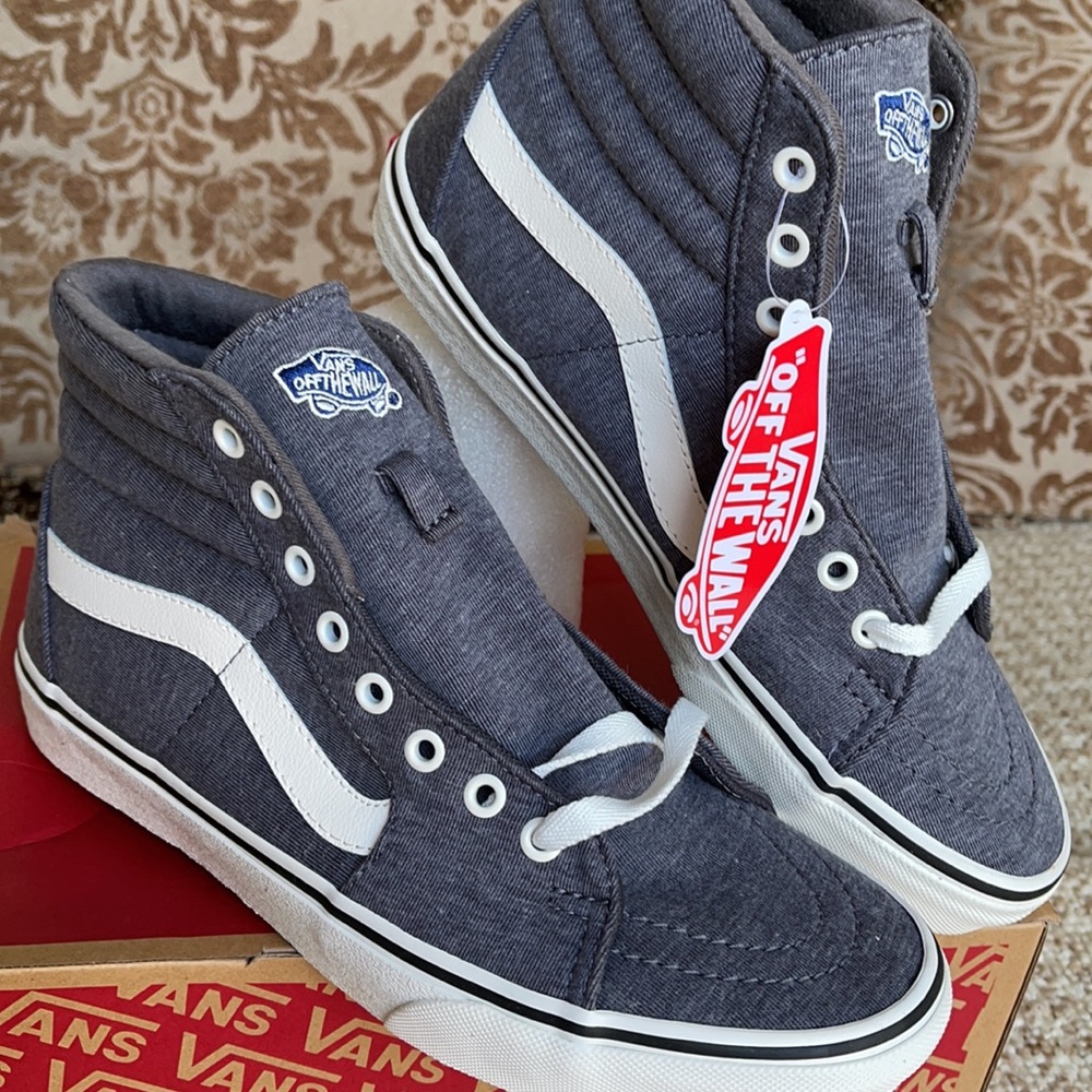 Vans Sk8-Hi Jersey Grey/Snow White WMNS - Picture 10 of 16